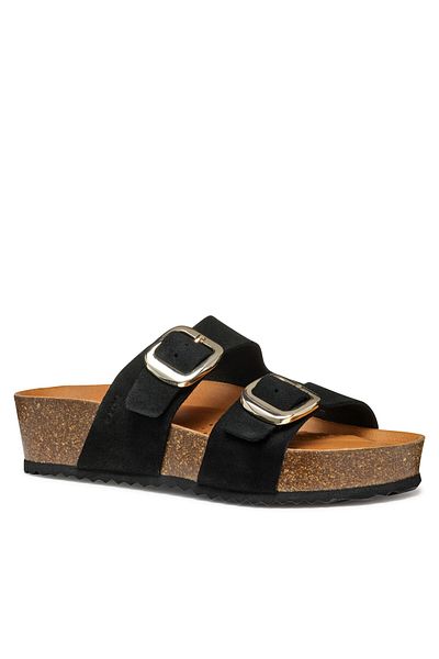 Geox Flip-flops negri pentru femei GEOX-D551DA-00022 C9999