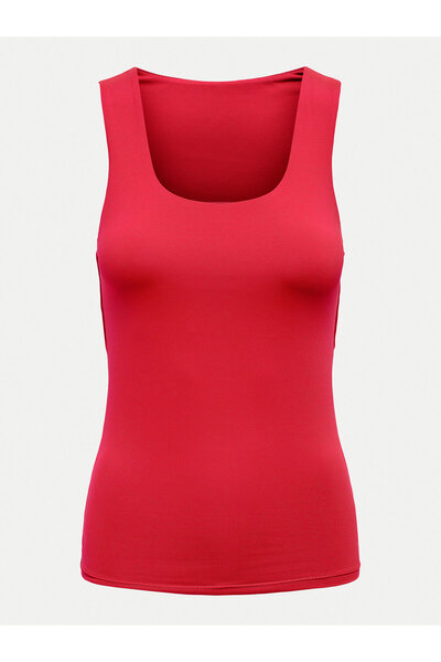 ONLY Women's Top red ONLY-15278090 RACING RED