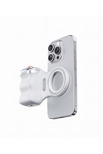 TELESIN Smart handle with button, Telesin Fun Shot P1-M-10, zoom control, magnetic attachment, iPhone 16