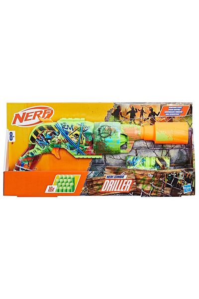Nerf Blaster cu 16 proiectile Hasbro Nerf Zombie Driller