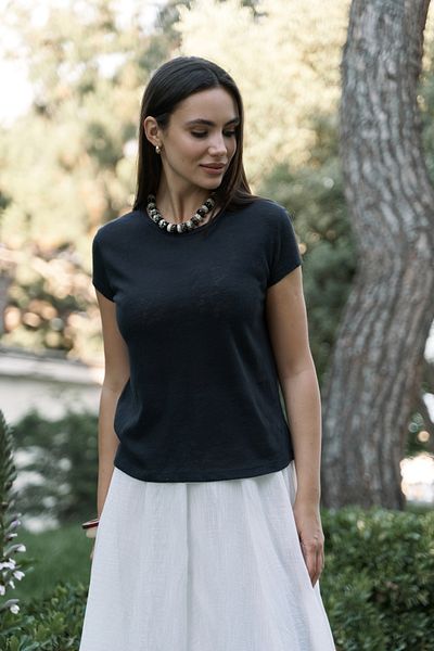 BOHEMAİ Suva Short Sleeve Black T-Shirt