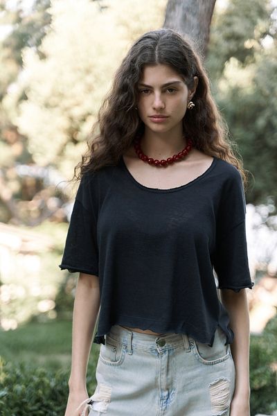 BOHEMAİ Ripley Half Sleeve Black T-Shirt