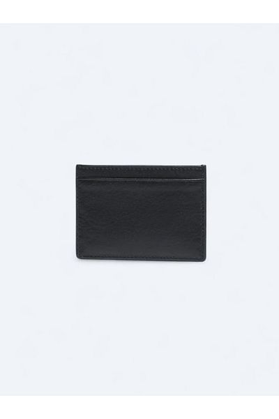 Kip Black Leather Card Holder