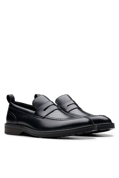 CLARKS Men's Lords black CLARKS-26178429 318 BLACK LEATHER