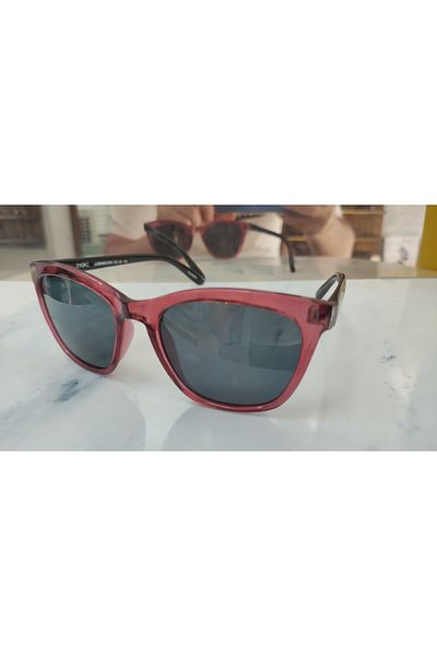 EVOKE Luxembourg 50Ekt C.07 Women's Polarized Sunglasses (Dusty Rose/Black)