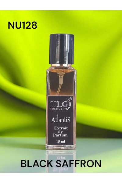 TLG TLGNU128e015 Black Saffron Niche Extrait Unisex Parfüm, 15 ml (Cep Boyu)
