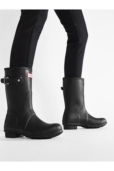 Hunter Ghete Wellington pentru femei negre WFS1000