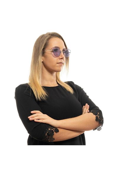 Emilio Pucci Sunglasses with polarized lenses and metal frame, Red, Silver, 64-15-140