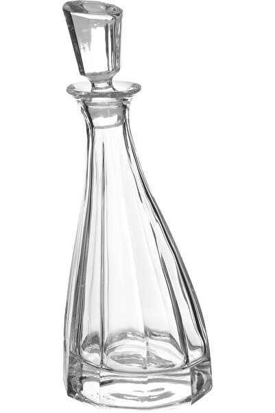 Generic زجاجة السيف جاليري ماكس، سعة 1 لتر، مضلّع، مع غطاء - شفافة