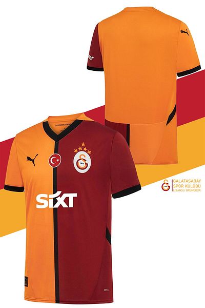 Galatasaray Original Licensed 5 Star 24/25 Piece Jersey
