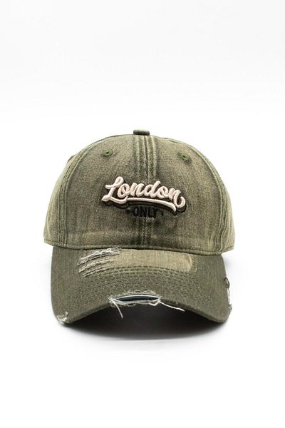 Külah Vintage Vintage Embroidered Denim Hat |   London Trucker Cap