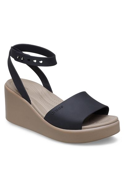 Crocs Sandale damă negre CROCS-209406 BLACK/MUSHROOM