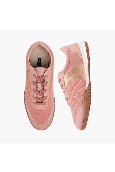 Flora Bella by Shoexpress Flora Bella Panelled Lace-Up Sneakers