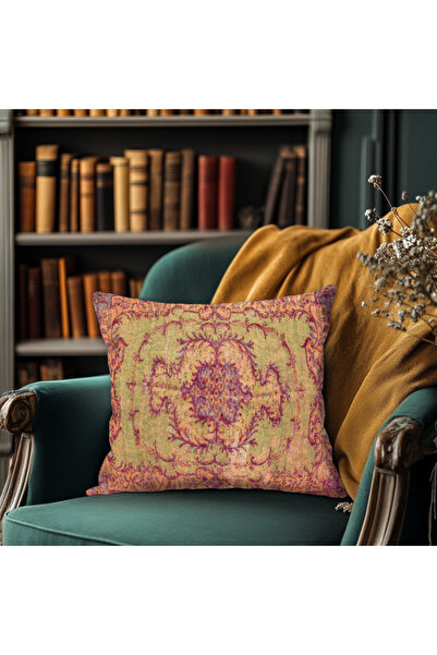 TURKISHRUG KINGDOM حنين إلى الماضي وأنيق - غطاء وسادة عتيق