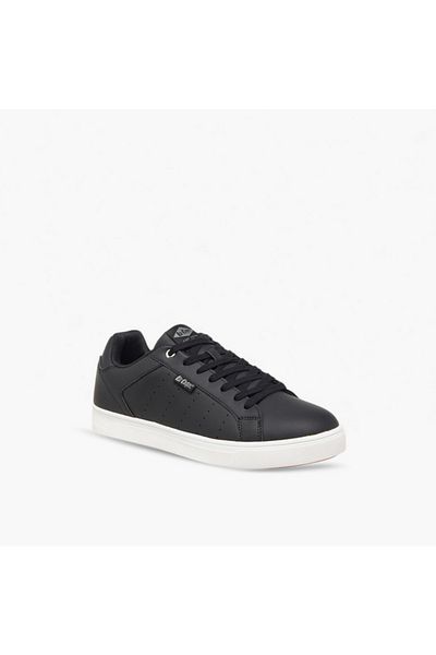 Lee Cooper Men's Perforated Sneakers with Lace-Up Closure