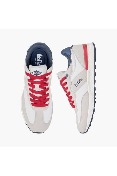 Lee Cooper Lee Cooper Women's Logo Detail Sneakers with Lace-Up Closure