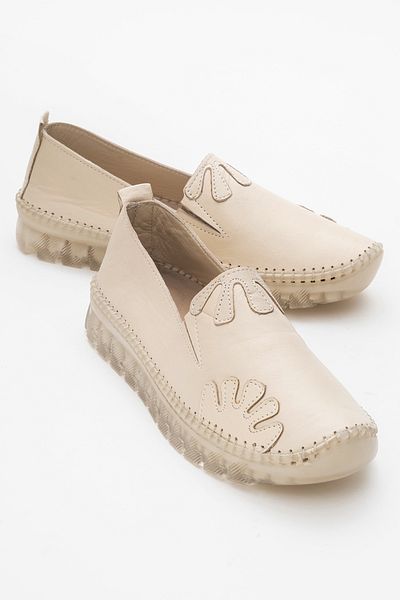 Ataköy Ayakkabı Women's Leather Casual Shoes