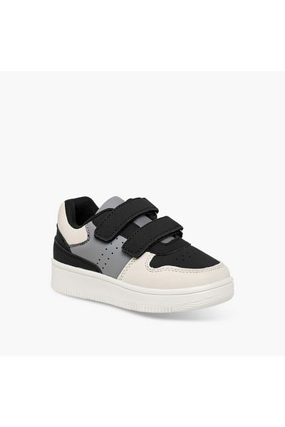 LBL by Shoexpress Panelled Sneakers with Hook and Loop Closure