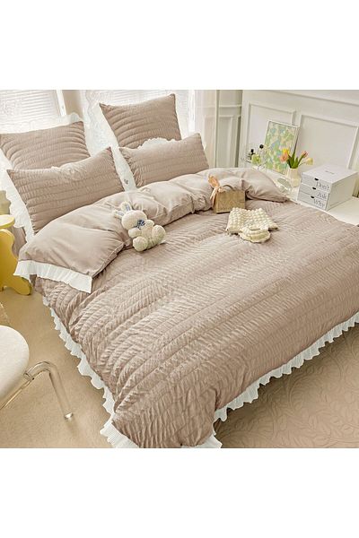 CHIRASO CHIRASO Double Bed Linen, Finet Thin, 6 Pieces, Sheet 230x250 cm, 4 Pillowcases