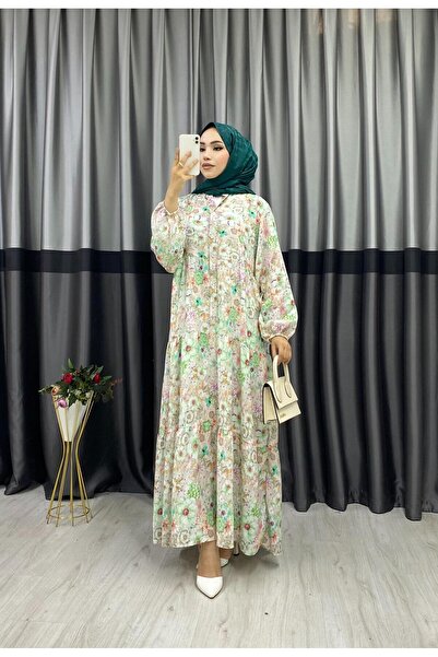 moda acar RAHAT KALIP VİSKON ELBİSE