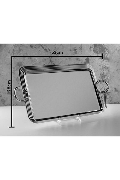 TOHFAT-AL MAIDAH Luxury steel serving trays