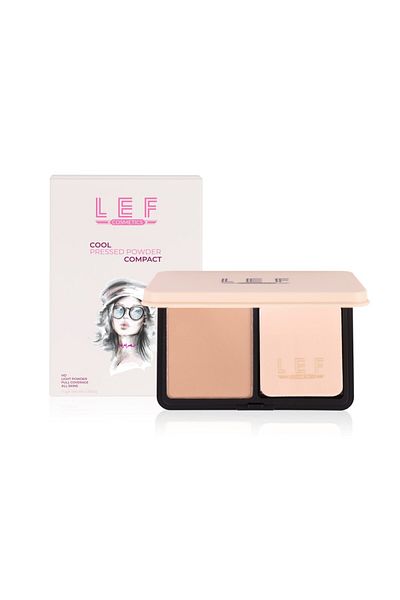 LEF COSMETICS Pressed powder to remove shine and unify the complexion