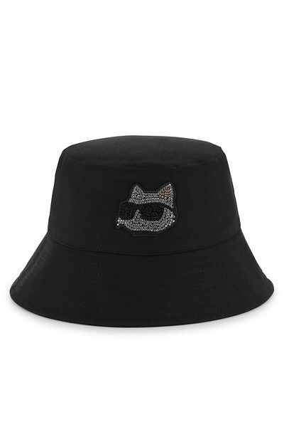 Karl Lagerfeld Pălărie neagră pentru fete KARL LAGERFELD-Z30397 09B BLACK