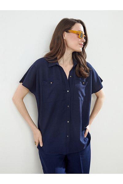 LC Waikiki Linen blend women's shirt