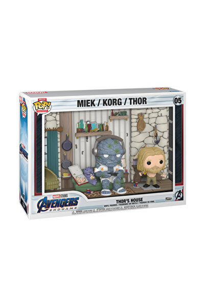 Funko Pop Moment Deluxe Marvel Avengers Endgame Thor's House Miek /Korg Thor No:05