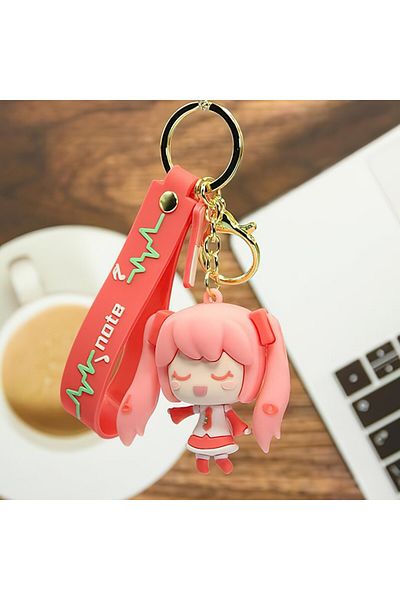 FG KONNİCHİWA Anime Hatsune Miku Laito Meiko Kagamine Rin Len Keychain and Bag Accessory