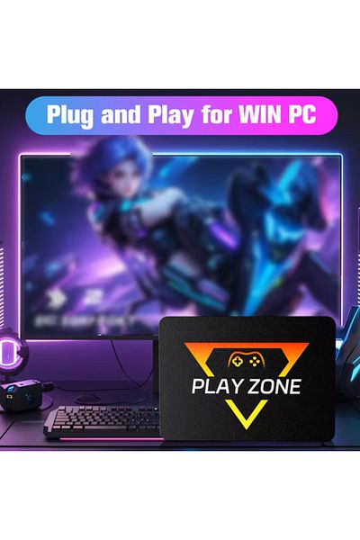 playzone Gaming Console - 1TB Capacity for PlayStation & Xbox Games (PC Compatible) with Controller