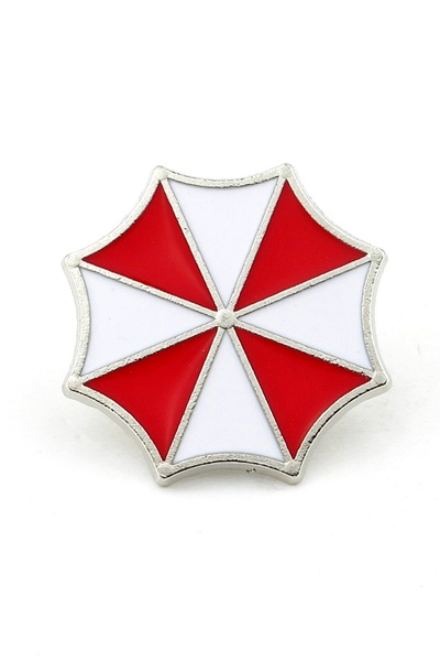 Solfera Resident Evil Biohazard Umbrella Corps Şemşiye Metal Rozet RX026