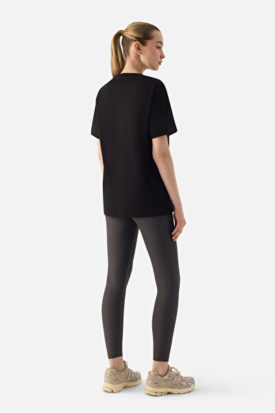 Superstacy Tricou negru oversize Elora Rahat Fit