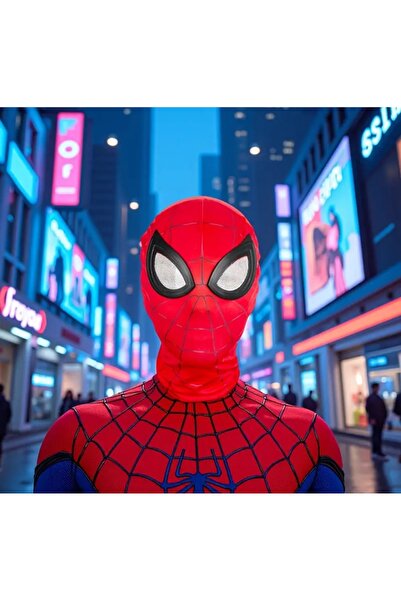 ASLANKAR Örümcek adam maske ithal birinci sınıf malzeme spider-man maske