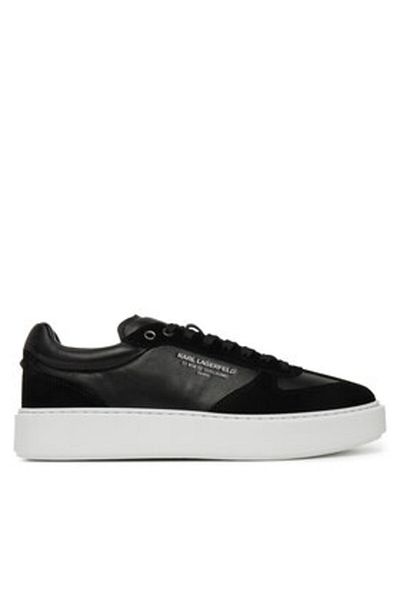 Karl Lagerfeld Men's Sneakers black KARL LAGERFELD-KL52235 300 BLACK LTHR & SUEDE