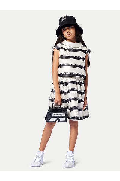 Karl Lagerfeld Pălărie neagră pentru fete KARL LAGERFELD-Z30397 09B BLACK