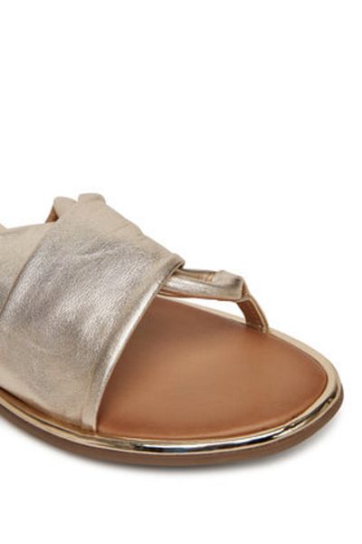 Gioseppo Flip-flops aurii pentru femei GIOSEPPO-74308-P PLATINO