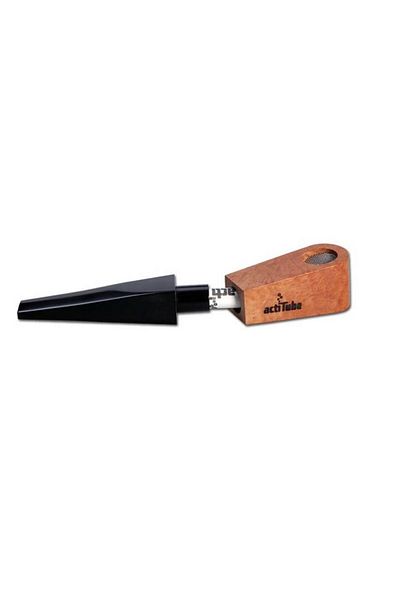 Actitube actiTube Briar Wooden Pipe Activated Carbon Filters 8mm + Case 11cm