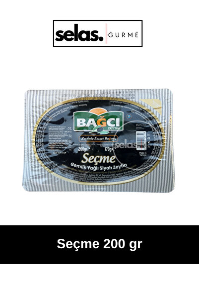 Seçme Siyah Zeytin 200 gram