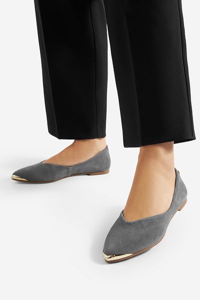 LASOCKI woman ballerina 5905588799559 Gray