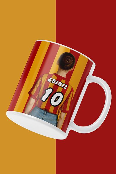 HobiShop Single Women's Fan Printed Gift Mug Coffee Cup