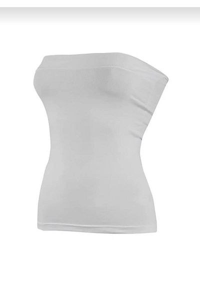 YILDIZ 2180 Women's Lycra Strapless Undershirt 12 Pieces