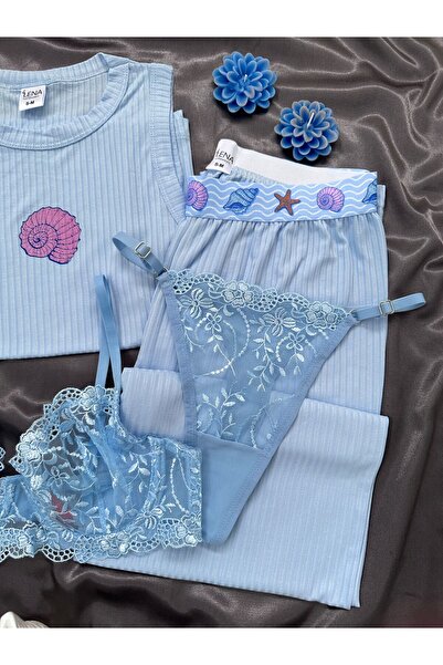 Lena Homewears Set pijamale Miray cu bretele pentru femei cu lenjerie de corp