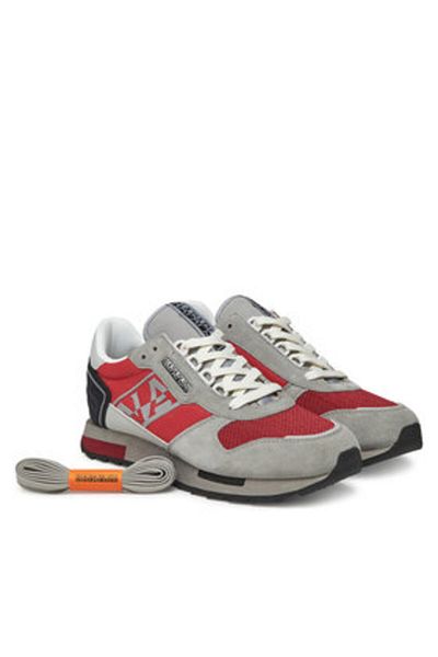 Napapijri Men's Sneakers red NAPAPIJRI-NP0A4IQH MO3 GRAY/RED
