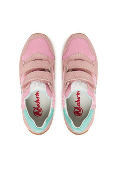 Naturino Girl Sneakers pink NATURINO-2016558 01 SAMMY 2 VL SUEDE PINK-CAPRI S