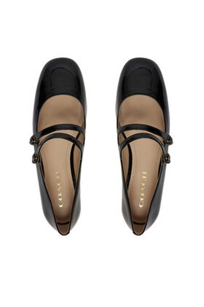 Coach Women's Ballerinas black COACH-CX042 BLK BLACK