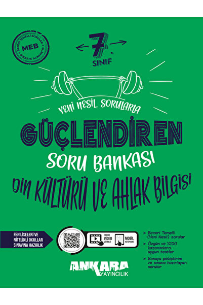 Evrensel İletişim Yayınları 7.Sınıf Ankara Güçlendiren Din Kültürü Soru Banka...