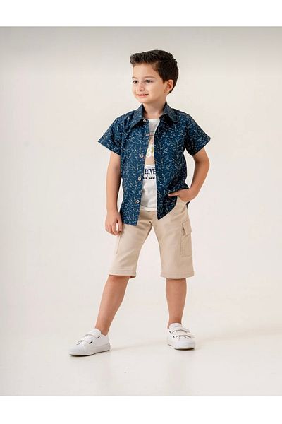 TOYSİ Toysi̇ Men's Shirt 3-Piece Set