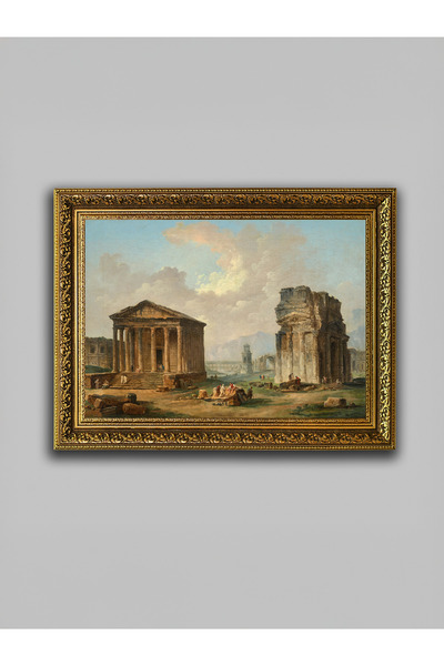 WoodyArts Orașul Antic - Cadru antic auriu