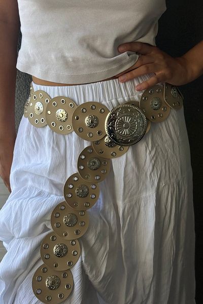 keisy Bohemian Medallion Buckle Women's Belt